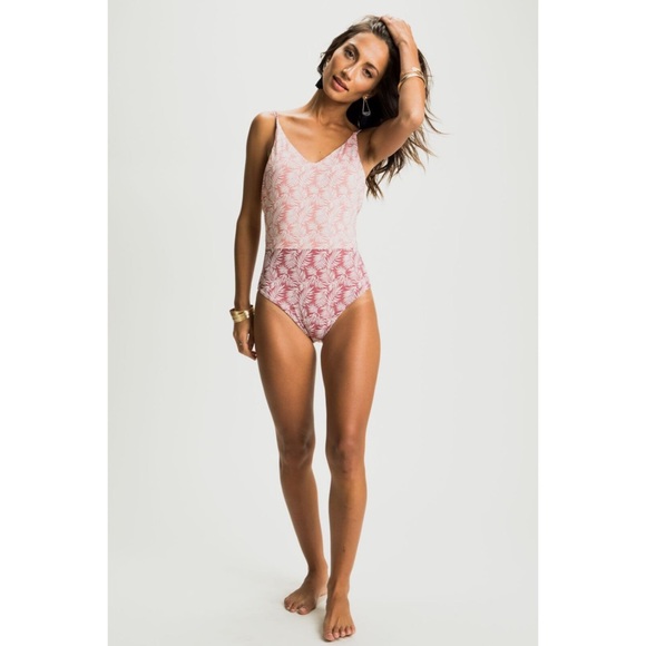 bohme Other - Bohme Peachy Keen Fern Print One Piece Swimsuit